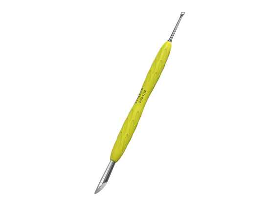 STALEKS. «Gummy» Spatula. Лопатка з силіконовою ручкою UNIQ 11 TYPE 2 (пушер скошений + кільце) #2