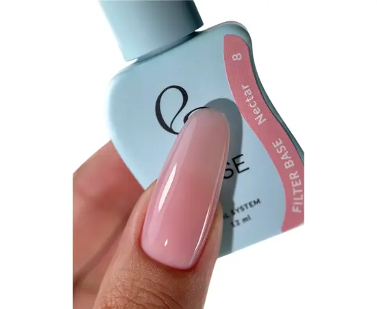 ELSE. Filter base, #08, Nectar, 12 ml. Камуфлююча напівпрозора база #2