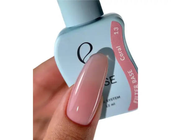 ELSE. Filter base, #13, Coral, 12 ml. Камуфлююча напівпрозора база #2
