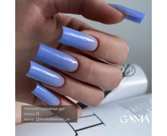 GA&MA. Universal gel 12, гель без опилу, рідкий, 15 ml #4