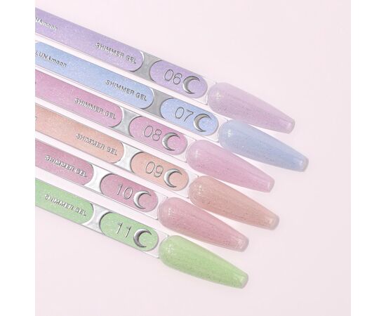 LUNAmoon. Shimmer Gel #11, 15 ml, безкислотний моделюючий гель, з шимером #3
