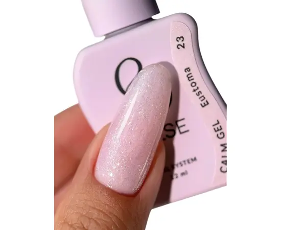 ELSE. Calm gel, #23, Eustoma, 12 ml. Рідкий гель для зміцнення, з шимером #2