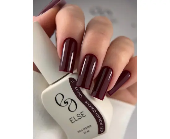 ELSE. Gel polish Colour, #09, Cherry, 12 ml. Гель-лак #3