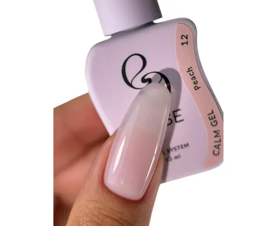 ELSE. Calm gel, #12, Peach, 12 ml. Рідкий гель для зміцнення #2