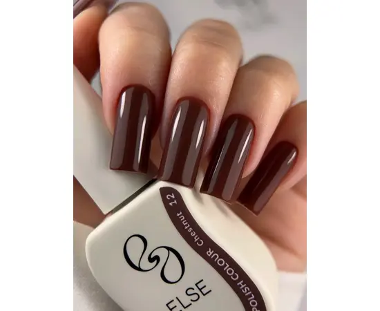 ELSE. Gel polish Colour, #12, Chestnut, 12 ml. Гель-лак #3