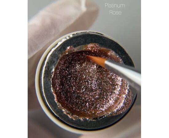 УЦІНКА / GA&MA. Platinum ROSE, 5 g, Гель для дизайну, рідка поталь ( попередня упаковка) #2