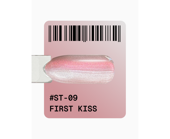 ADORE. Cat's Eye Gel Polish, #ST-09, First Kiss, 12 ml. Гель-лак "котяче око" перламутровий, попелясто-рожевий #2