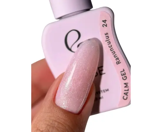 ELSE. Calm gel, #24, Ranunculus, 12 ml. Рідкий гель для зміцнення, з шимером #2