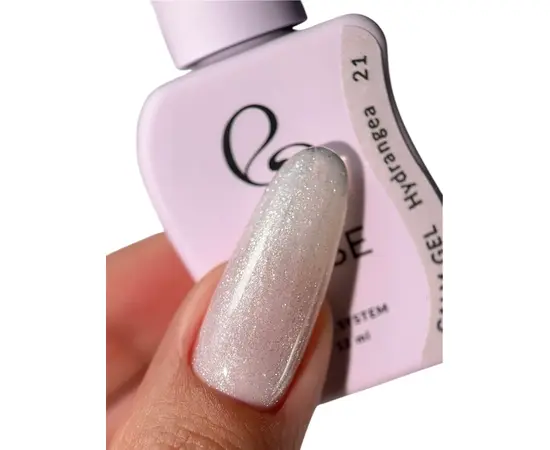 ELSE. Calm gel, #21, Hydrangea, 12 ml. Рідкий гель для зміцнення, з шимером #2