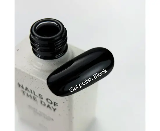 NOTD. "Let's Special" Gel Polish, Black, 10 ml, чорний гель-лак #2
