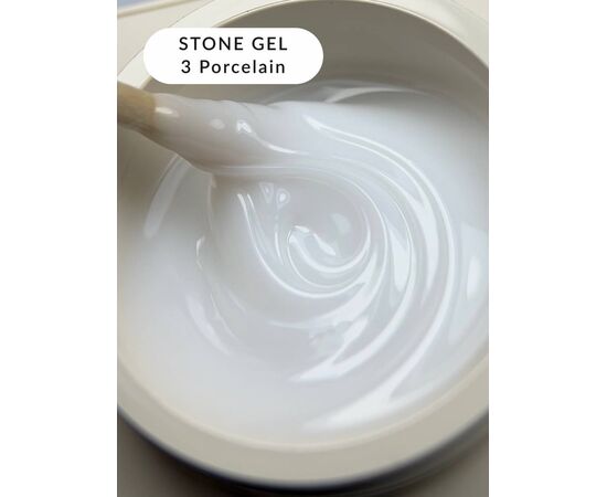 ELSE. Stone gel, #03, Porcelain, 30 ml. Твердий гель для нарощування #2