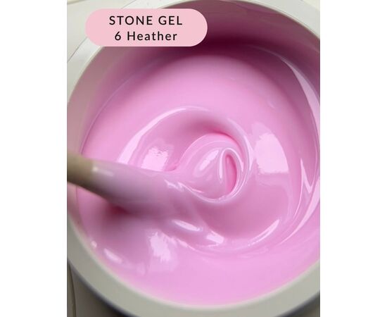 ELSE. Stone gel, #06, Heather, 30 ml. Твердий гель для нарощування #2