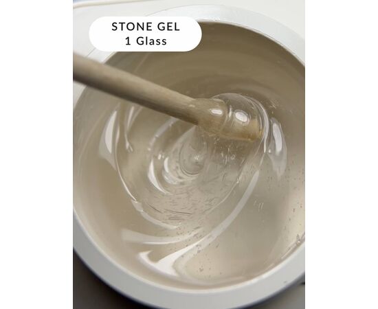 ELSE. Stone gel, #01, Glass, 30 ml. Твердий гель для нарощування, прозорий #2
