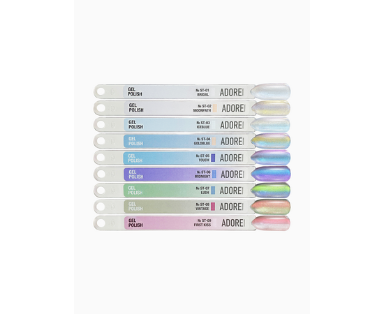 ADORE. Cat's Eye Gel Polish, #ST-05, Touch, 12 ml. Гель-лак "котяче око" перламутровий, блакитно-синій #6