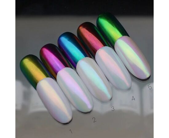SAGA. Liquid powder "Mirror way", 5 ml, #04. Рідка втирка краплі #2
