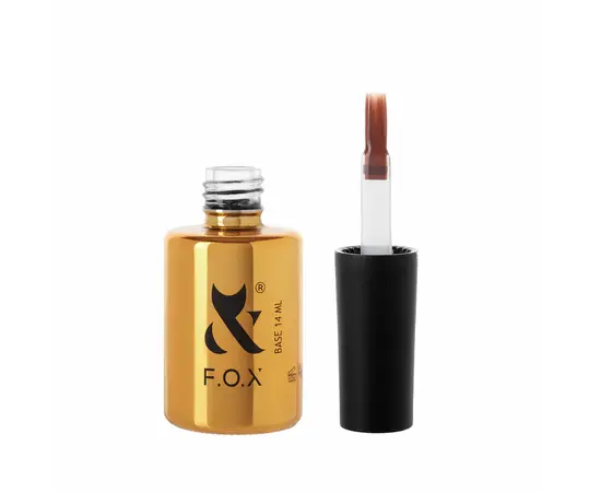 F.O.X. Keratin Base, clear, 14 ml. Зміцнювальна база з кератином #3