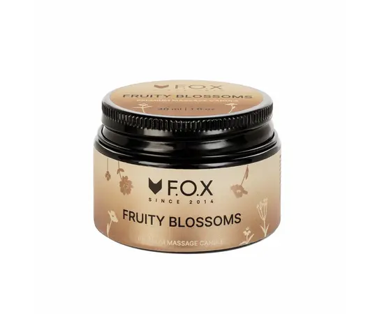 F.O.X. Massage candle, Premium, 30 ml, Масажна свічка "Fruity Blossoms" #2