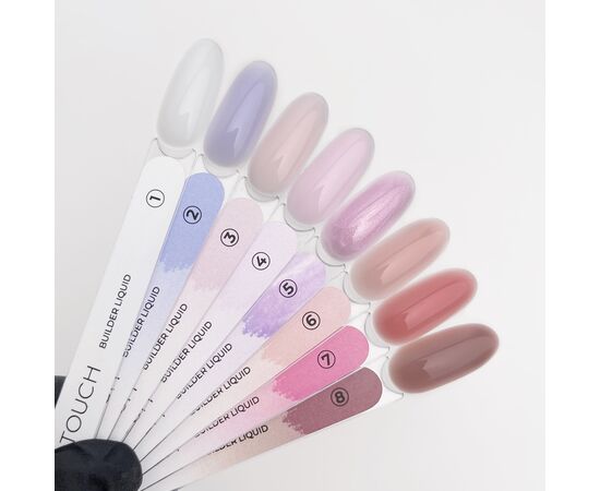 УЦІНКА / TOUCH. Liquid Builder Gel #02, 15 ml, міцний рідкий гель для нарощування #3