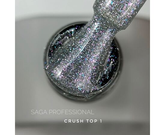 SAGA. Top CRUSH, #01, 10 ml. Світловідбиваючий топ #2