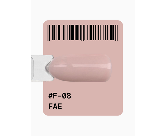ADORE. French Gel Polish, #F-08, Nude, 12 ml. Гель-лак, нюд #3