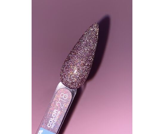 УЦІНКА / LUNAmoon. Reflection Gel Polish #218, 13 ml, світловідбиваючий гель-лак #4