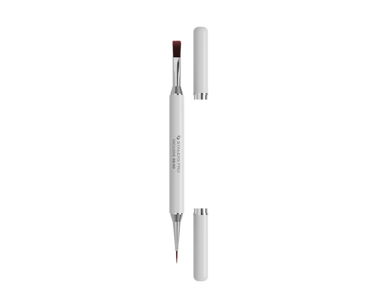 STALEKS. Manicure brush, Exclusive 08/03, for gel 11 mm / liner 10 mm. Пензлик-лайнер для манікюру двосторонній #2