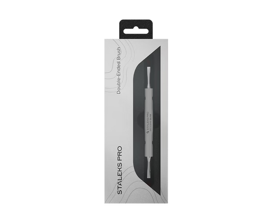 STALEKS. Manicure brush, Exclusive 06/09, for gel 11 mm / 9 mm. Пензлик для гелю двосторонній #4