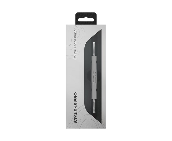 STALEKS. Manicure brush, Exclusive 07/12, for gradient 11 mm / design 10 mm. Пензлик для манікюру двосторонній #4
