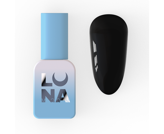 УЦІНКА / LUNAmoon. Gel Polish #01, Black, 8 ml, гель-лак, чорний #1