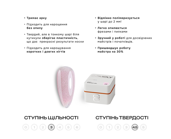 GÉMELY (ex GA&MA). Fast builder gel #32, 15 ml, твердий рідкий гель #3