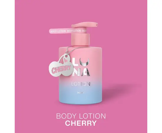 LUNAmoon. Body Lotion, Cherry, 300 ml. Лосьйон для тіла з насиченим ароматом стиглої вишні #7