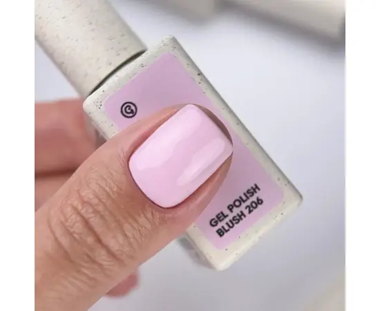 NOTD x G.BAR. Gel Polish, Blush, #206, 10 ml. Гель-лак, ніжно-рожевий #5