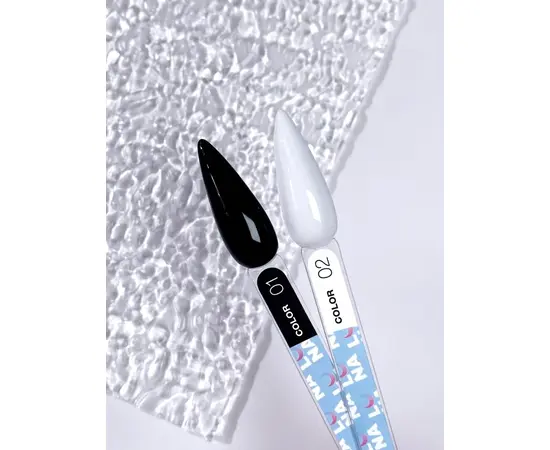 УЦІНКА / LUNAmoon. Gel Polish #01, Black, 8 ml, гель-лак, чорний #2