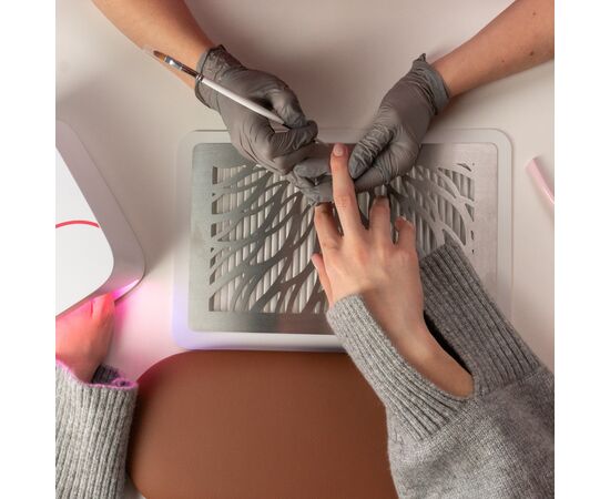 Built-in Nail dust Collector "Ülka Tornado White", Витяжка вбудована, біла #7