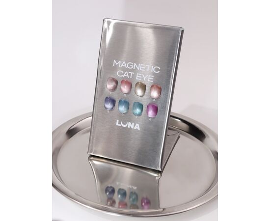 LUNAmoon. "Magnetic Cat Eye" Gel Polish #2, 8 ml, гель-лак «Котяче око» #3