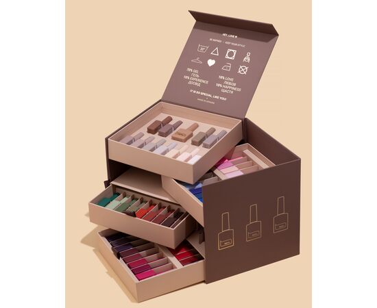 HEYLOVE. Gel polishes Box, 66 pcs. Бокс HEYLOVE з базовою колекцією гель-лаків, 66 штук #2