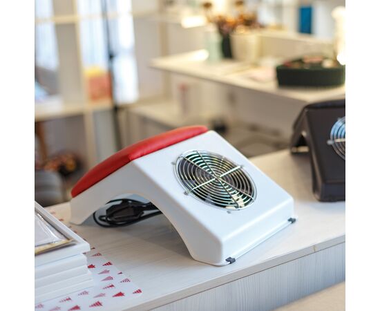 Desktop Nail dust Collector "Ülka Soft White", Витяжка настільна біла, подушка біла (під замовлення) #6