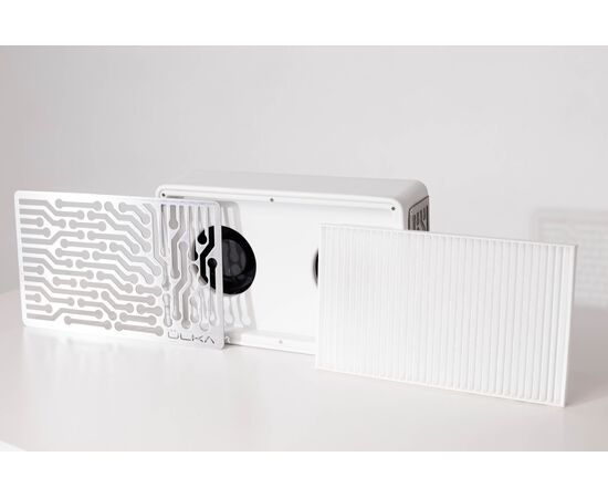 ÜLKA. Desktop Nail dust Collector "Nano White", Витяжка настільна, біла #7