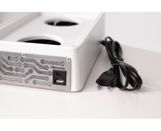 ÜLKA. Desktop Nail dust Collector "Nano White", Витяжка настільна, біла #10