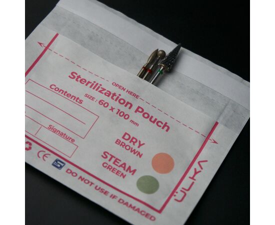 Ülka. Sterilization Pouch, 60*100, 100 pcs. Крафт-пакеты для стерилизации с индикатором, 60*100, 100 шт. #5