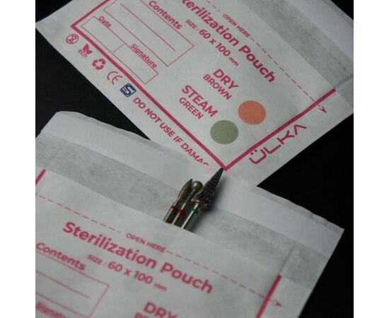 Ülka. Sterilization Pouch, 60*100, 100 pcs. Крафт-пакеты для стерилизации с индикатором, 60*100, 100 шт. #6