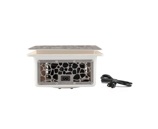 Built-in Nail dust Collector 110 V "Air Max T-REX", Витяжка вбудована 110 В, з регулятором потужності, решітка "сіра сталь" (під замовдення) #4