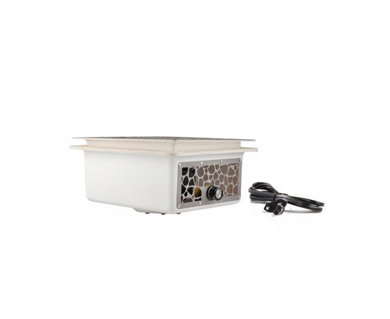 Built-in Nail dust Collector 110 V "Air Max T-REX", Витяжка вбудована 110 В, з регулятором потужності, решітка "сіра сталь" (під замовдення) #5