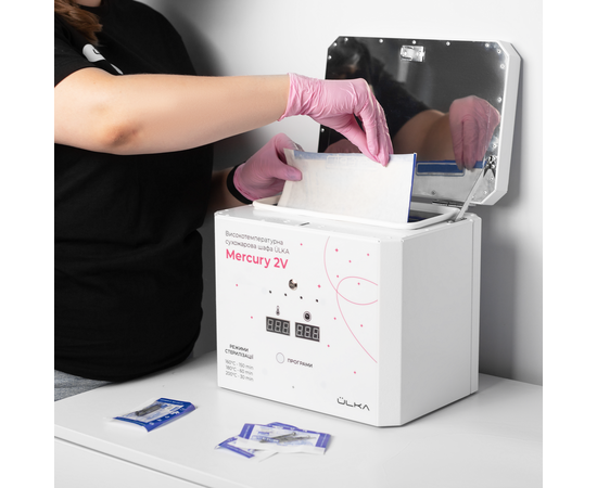 Ülka. Dry-Heat Sterilizer "Mercury 2V "Сухожарова шафа для стерилізації, на 3 пакети інструментів (під замовлення) #9