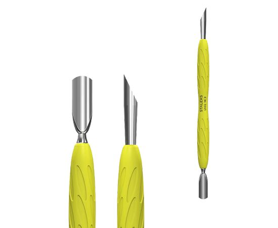 STALEKS. «Gummy» Spatula. Spatel mit Silikongriff UNIQ 10 TYPE 2 (abgeschrägter Pusher + schmaler runder Pusher) [CLONE] #2