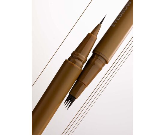 ZOLA x Makarevich. Eyebrow Liner, Mono Brush, Light Brown. Лайнер для брів з моно-пензлем, світло-коричневий #4