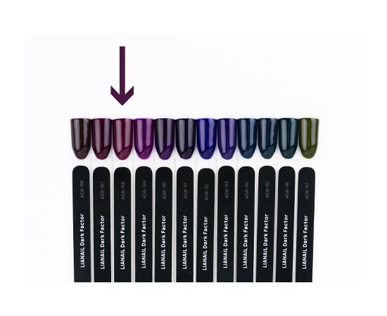 LIANAIL Гель-лак Dark Factor #58 10 ml #3