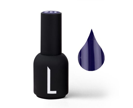 LIANAIL Gel polish Dark Factor #63, 10 ml, гель-лак #1