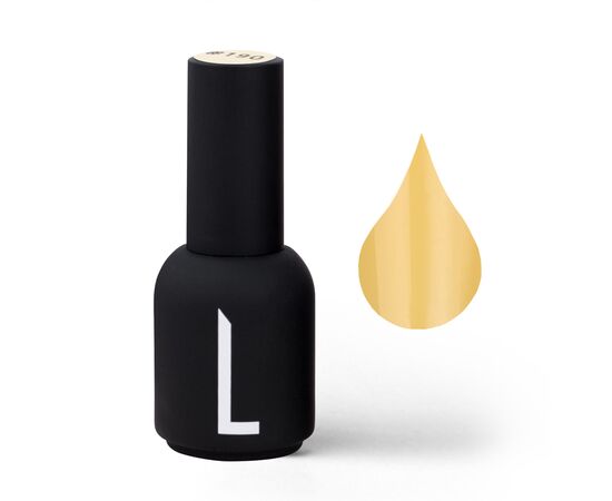LIANAIL Gel polish Yellow Factor #190, 10 ml, гель-лак #1