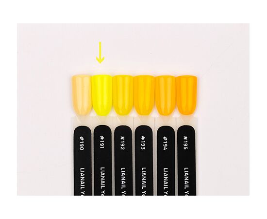 LIANAIL Гель-лак Yellow Factor #191, 10 ml #3